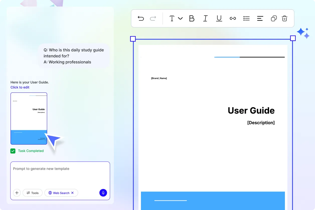 Free AI User Guide Generator, AI User Guide Maker Online [ No Signup ]